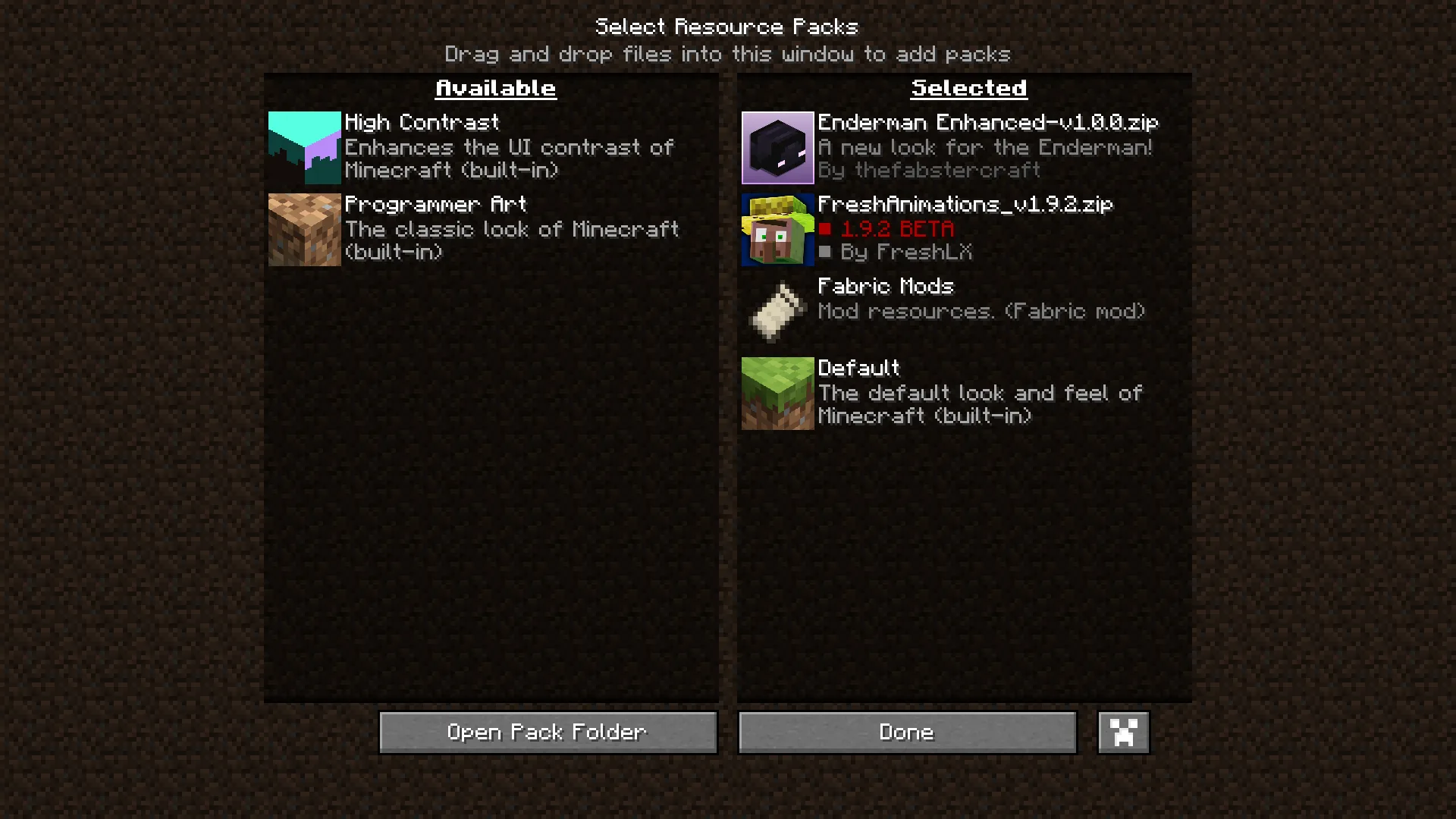 Изображение 1 ресурспака Enderman Enhanced