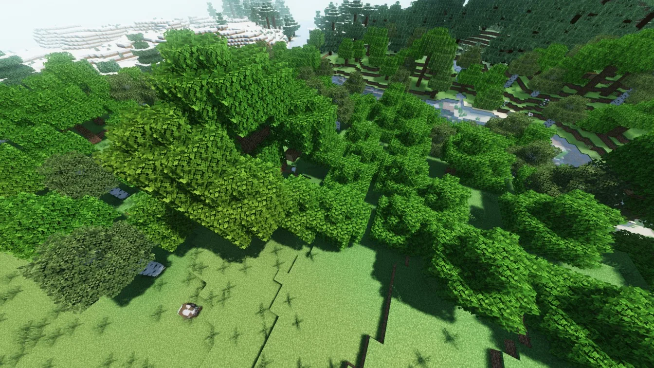 Изображение 1 ресурспака Enhanced Leaves