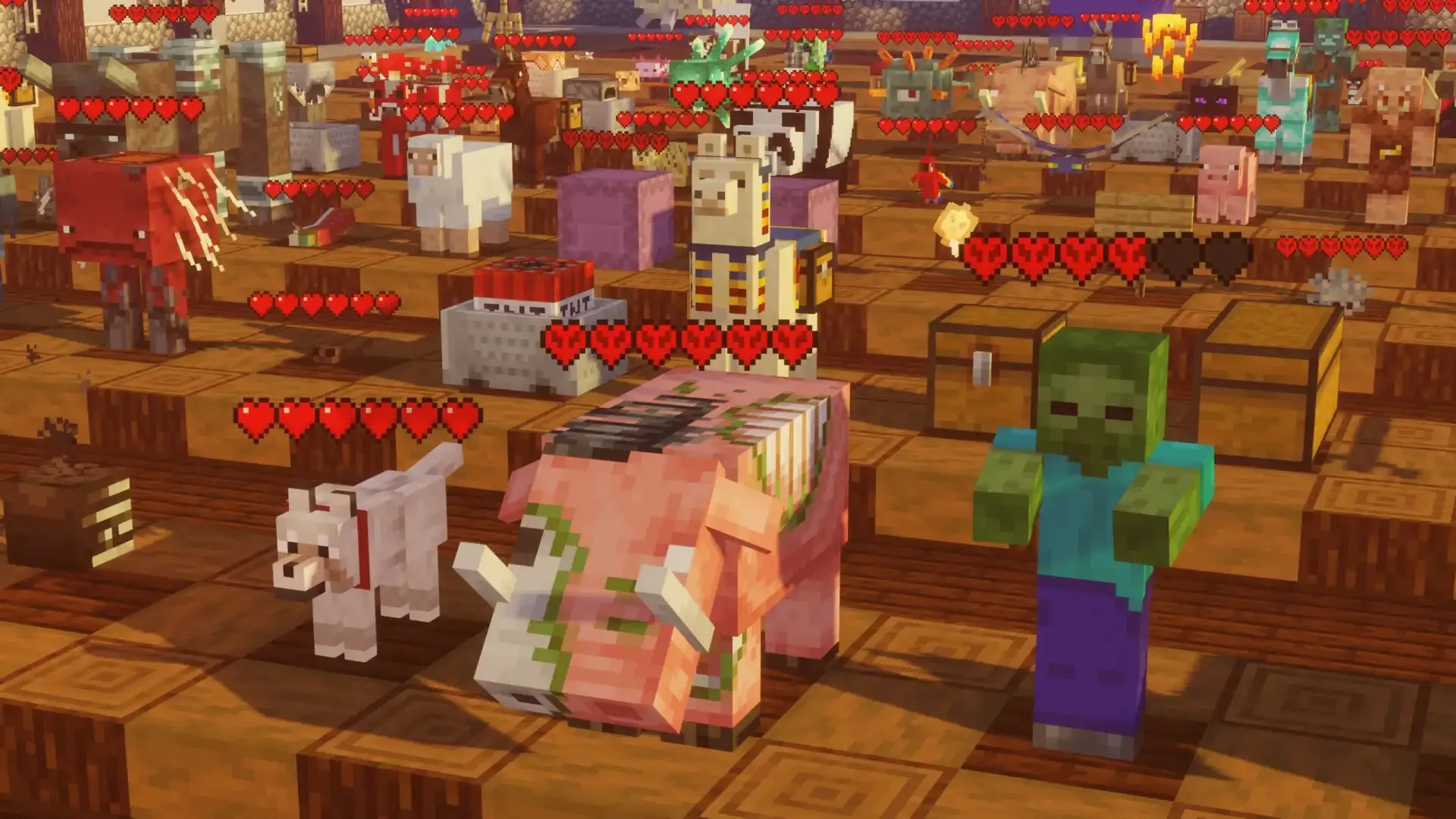 Entity Healthbars: Hearts
