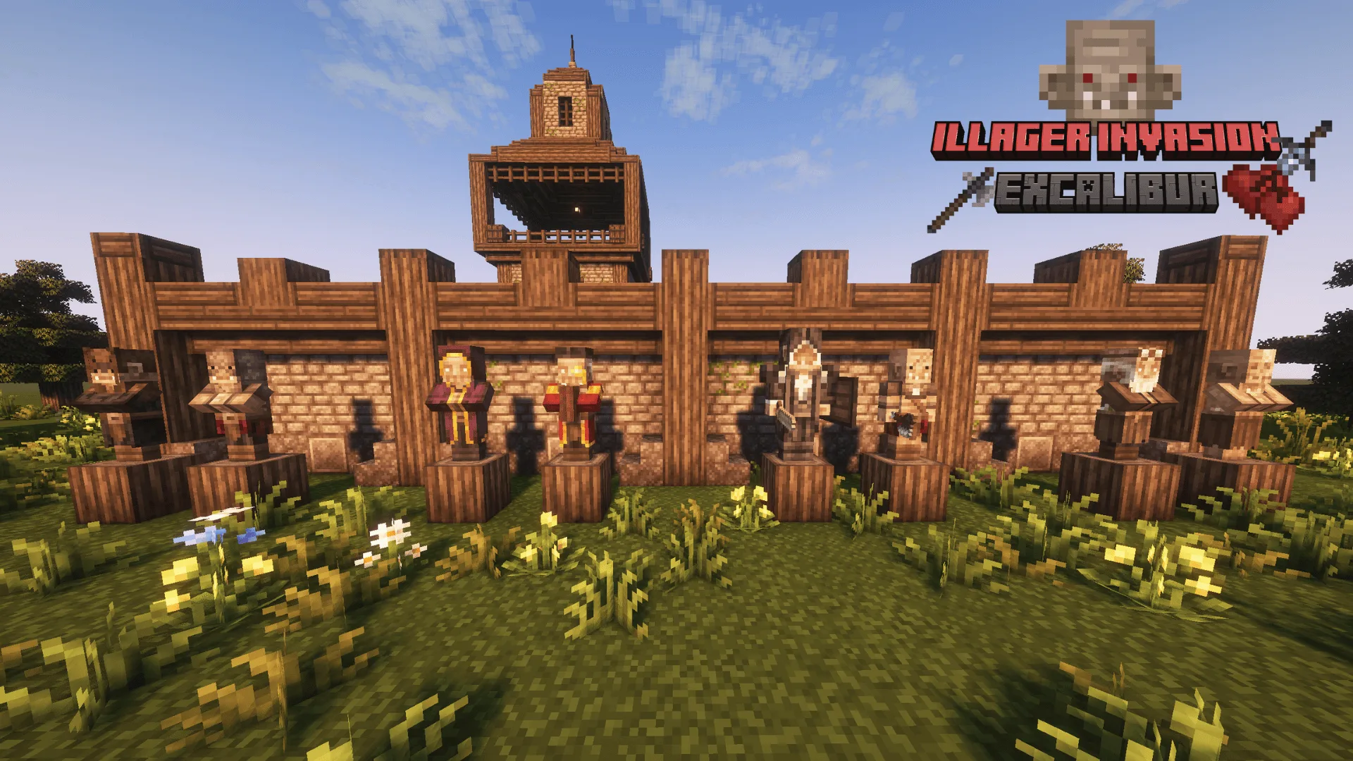Изображение 2 ресурспака Excalibur | Illager Invasion Support