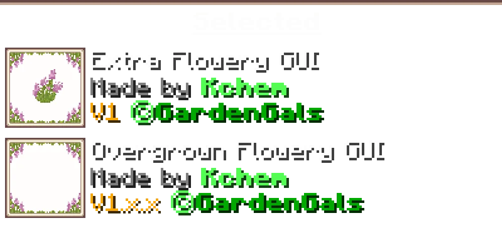 Изображение 2 ресурспака Extra Flowery GUI