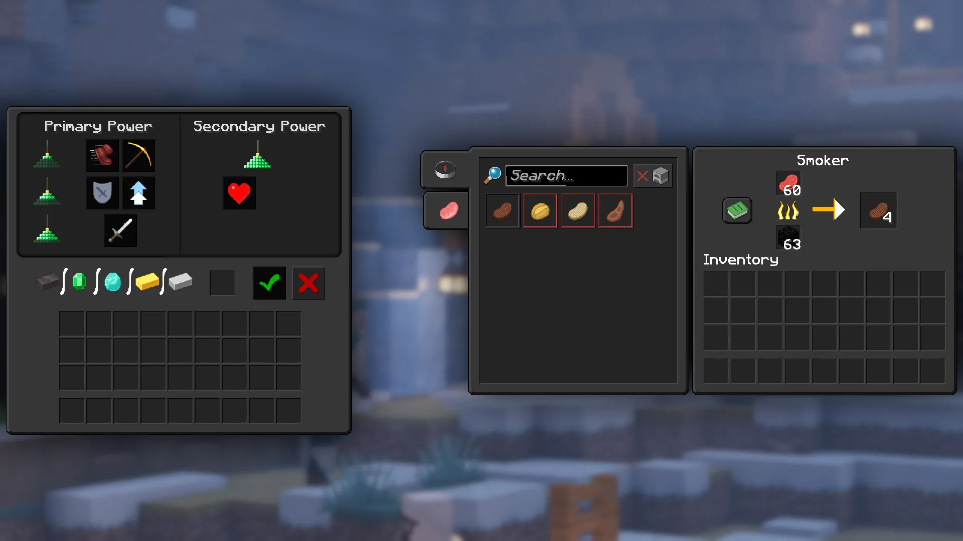 Изображение 1 ресурспака Faithful Java 64x - Dark Mode UI