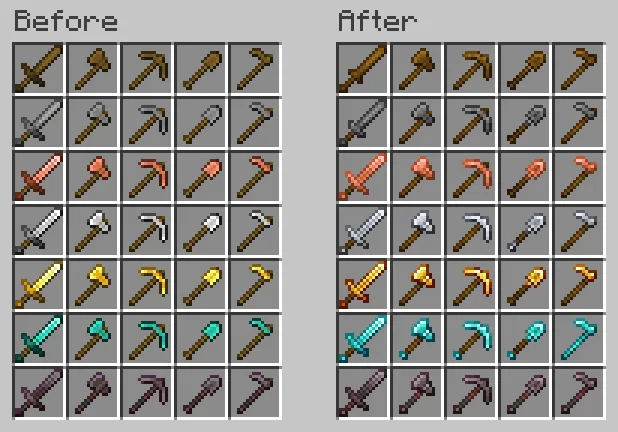 Изображение 2 ресурспака Fancy Gear | Reshaded Equipment