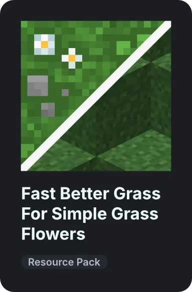 Изображение 6 ресурспака Fast Better Grass For Simple Grass Flowers