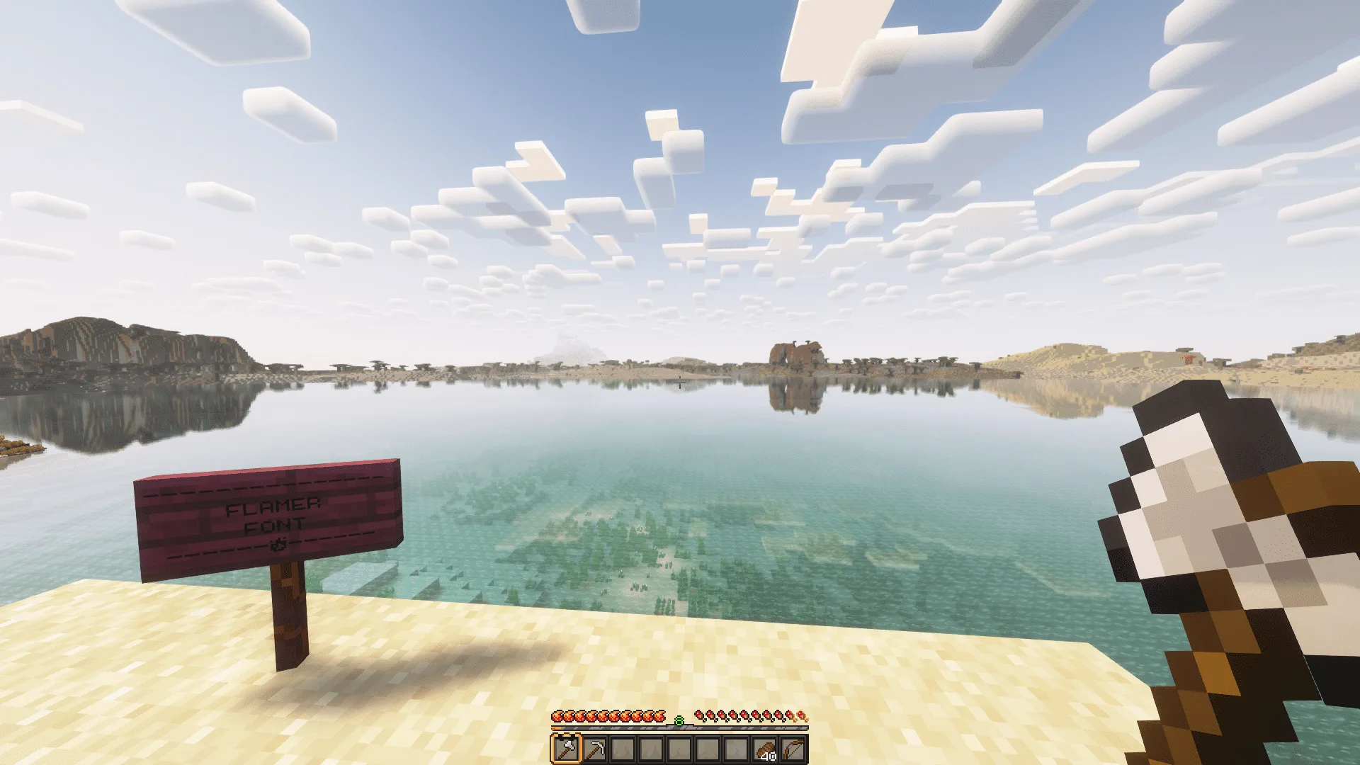 Изображение 2 ресурспака Flint Flamer Font