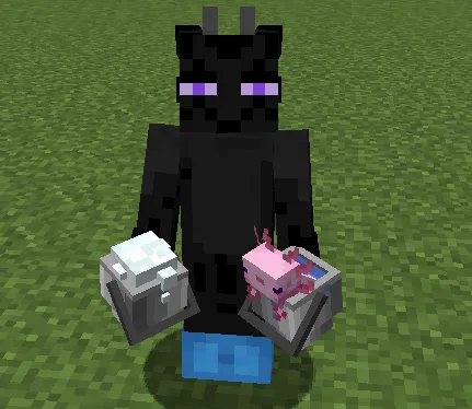 Изображение 3 ресурспака Findrek's 3D Buckets and Fish