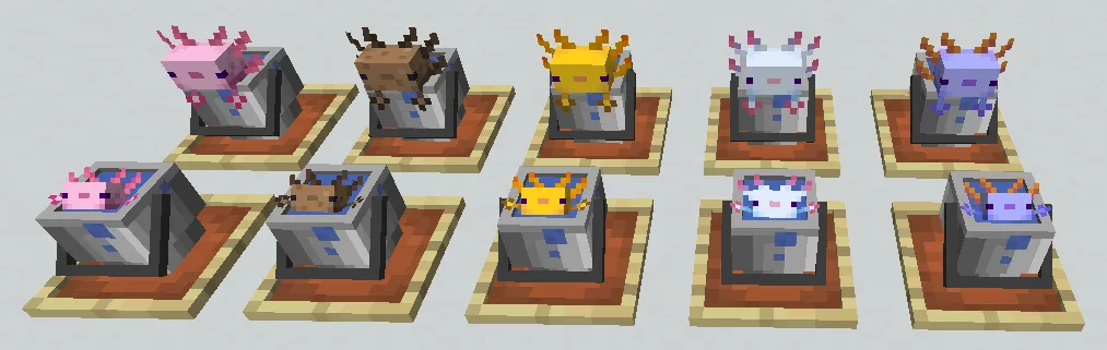 Изображение 5 ресурспака Findrek's 3D Buckets and Fish