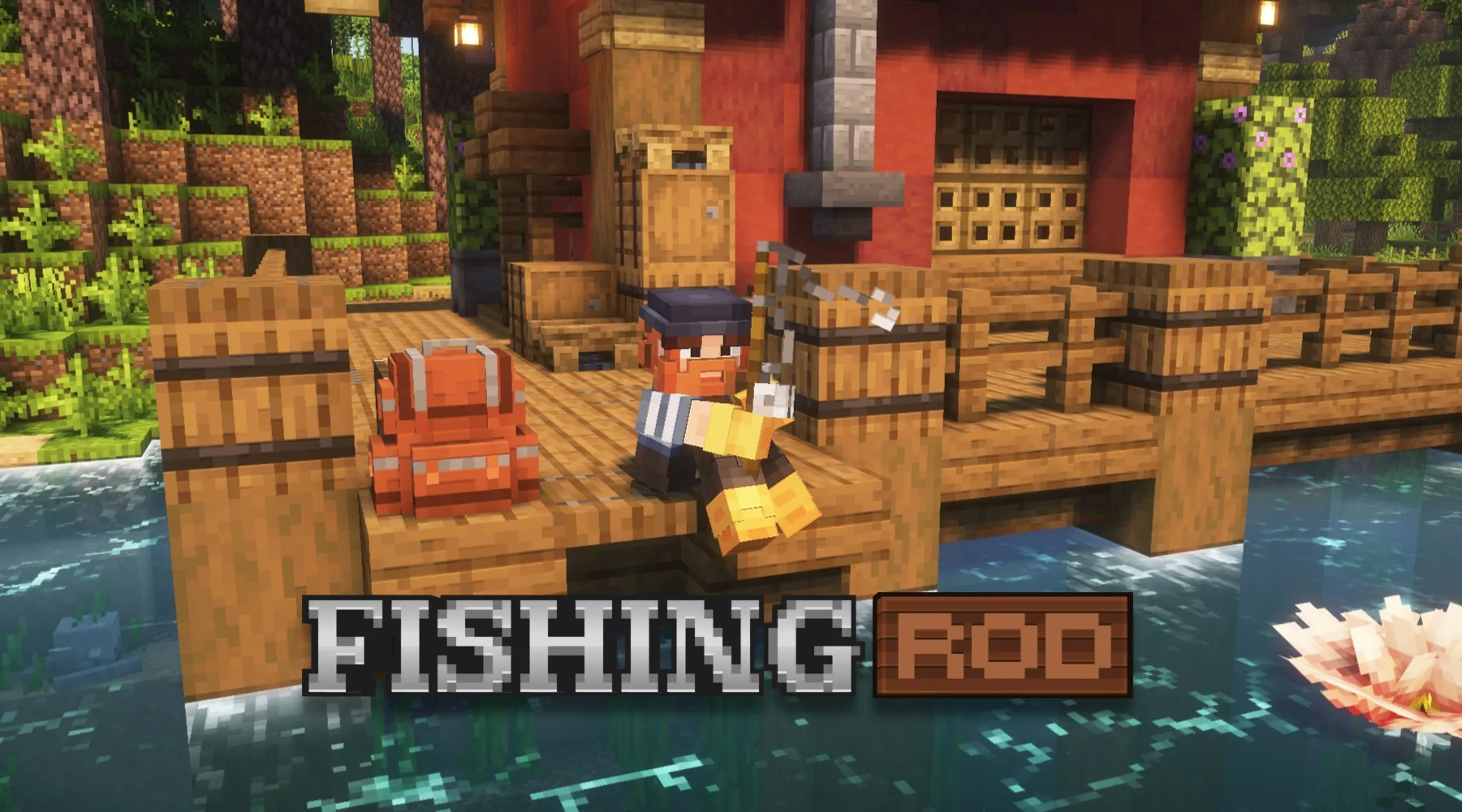 Изображение 1 ресурспака Fishing Rod 3D Reimagined