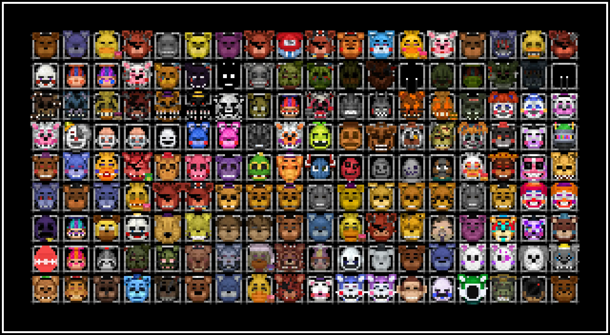 !!DISCONTINUED!! FNAF:MW Modern Spawn Egg Designs