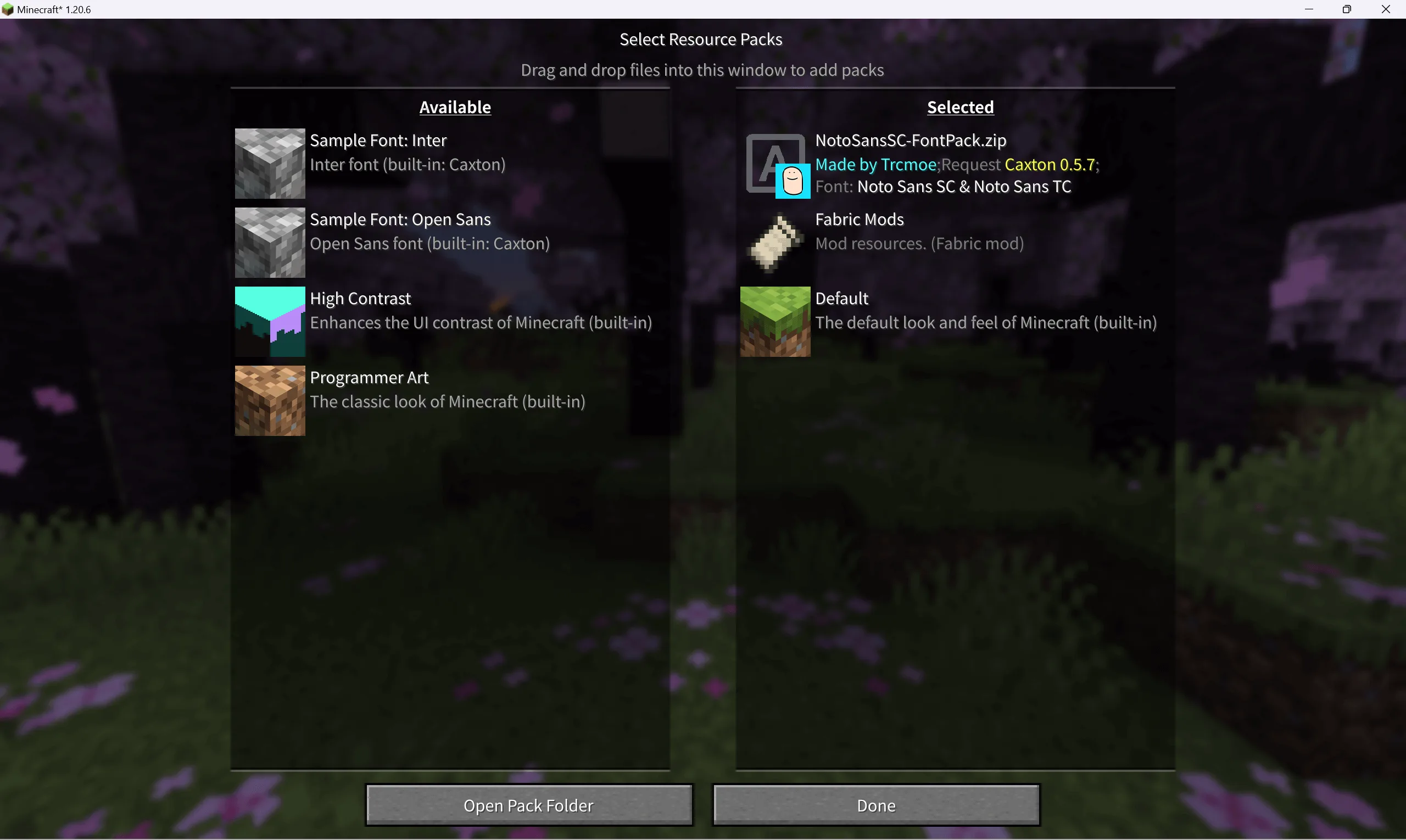 Изображение 3 ресурспака FontPack Caxton ver