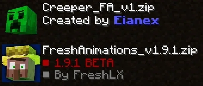 Изображение 3 ресурспака Freshly Creepers