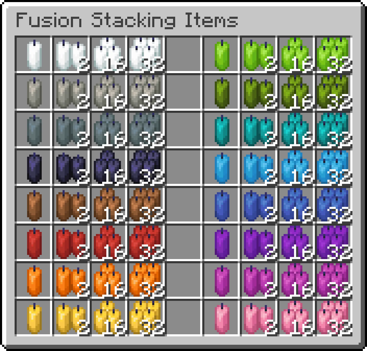 Изображение 2 ресурспака Fusion Stacking Items