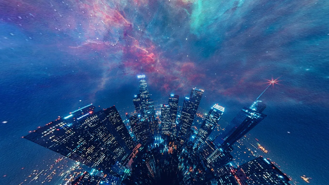 Galactic City Sky Overlay
