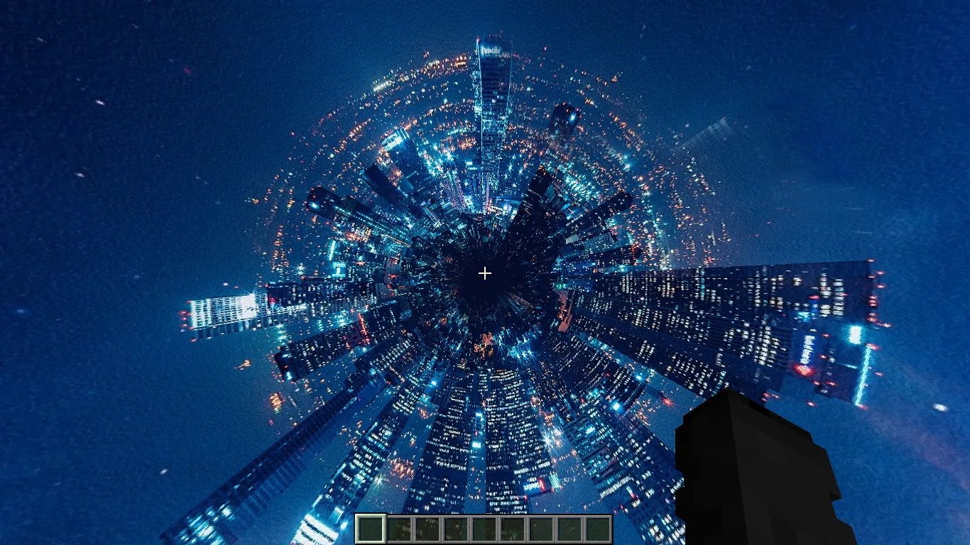 Изображение 4 ресурспака Galactic City Sky Overlay