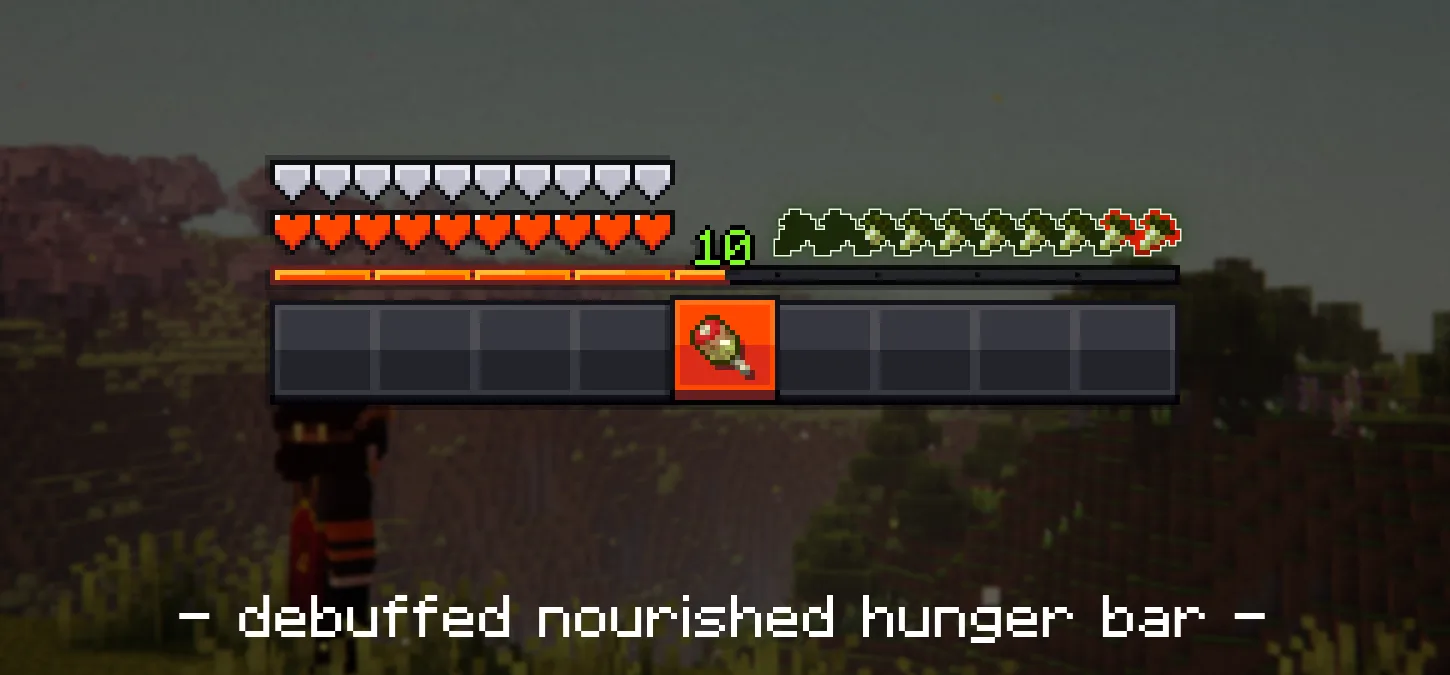 Изображение 4 ресурспака Garrot Hunger Bar