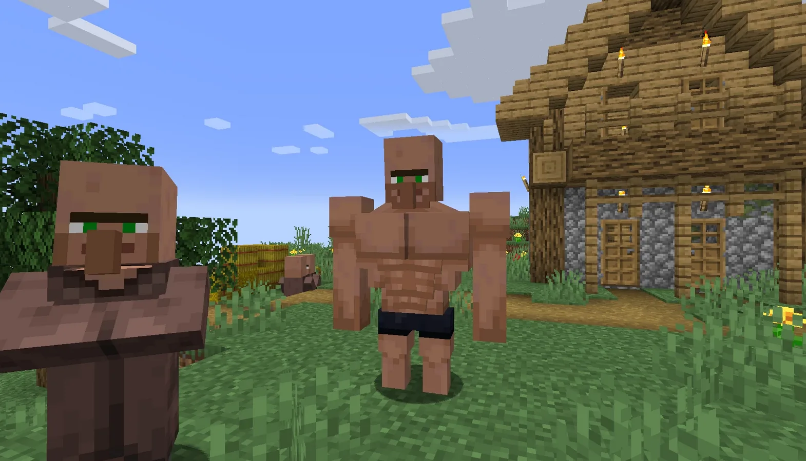 Изображение 2 ресурспака Gigachad Villager