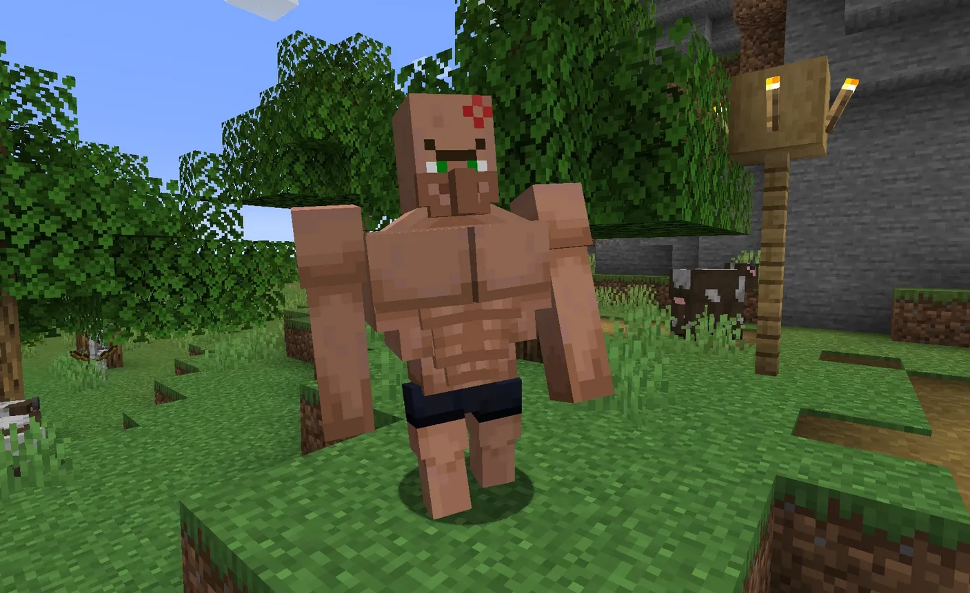 Изображение 5 ресурспака Gigachad Villager