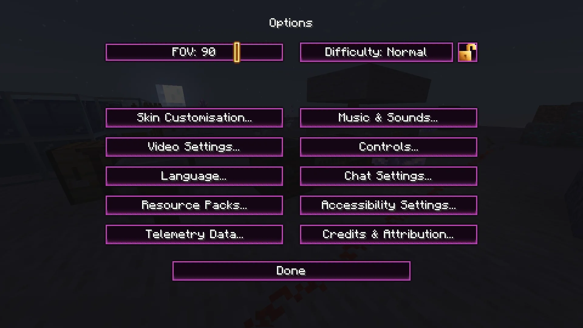 Изображение 2 ресурспака Gilded Neon UI