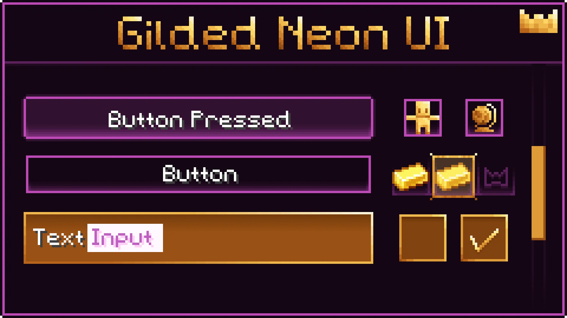 Gilded Neon UI