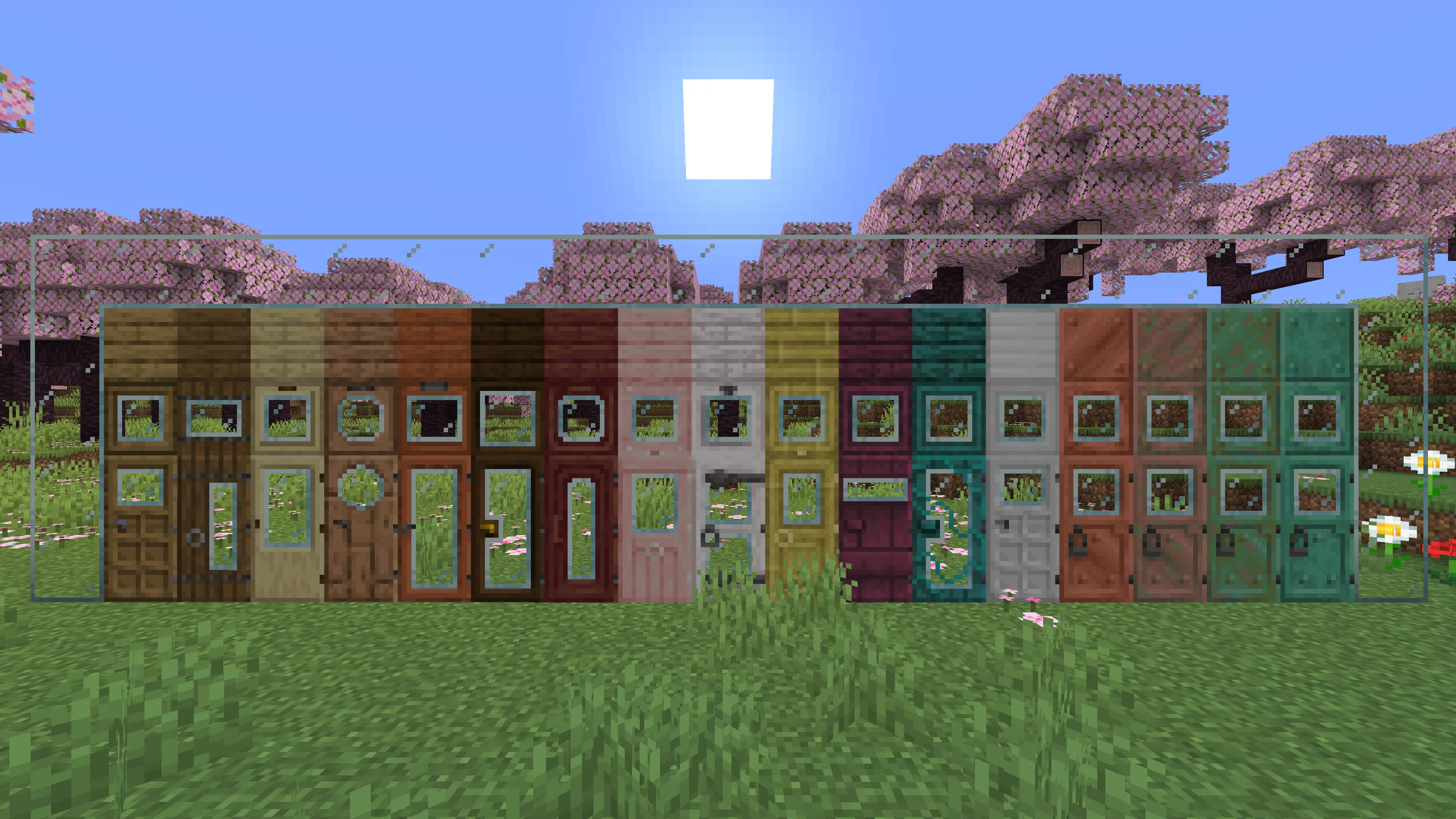 Glass doors and trapdoors