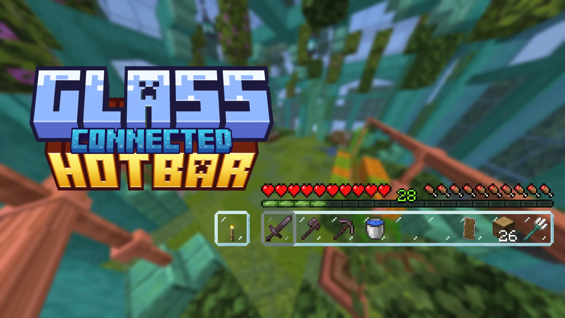 Glass Hotbar Connected