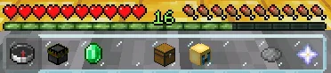 Изображение 2 ресурспака Glass Hotbar Connected