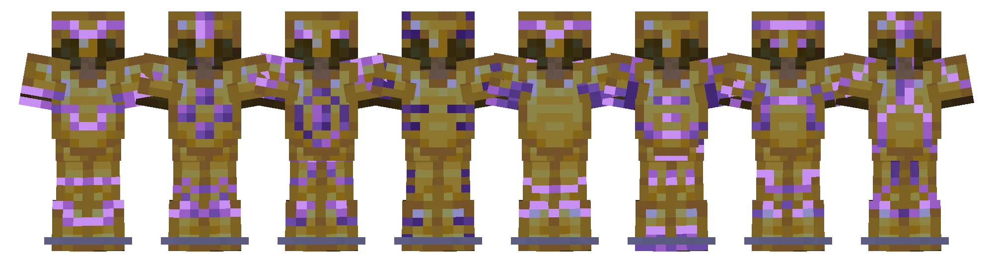 Изображение 1 ресурспака Glowing Armor Trims