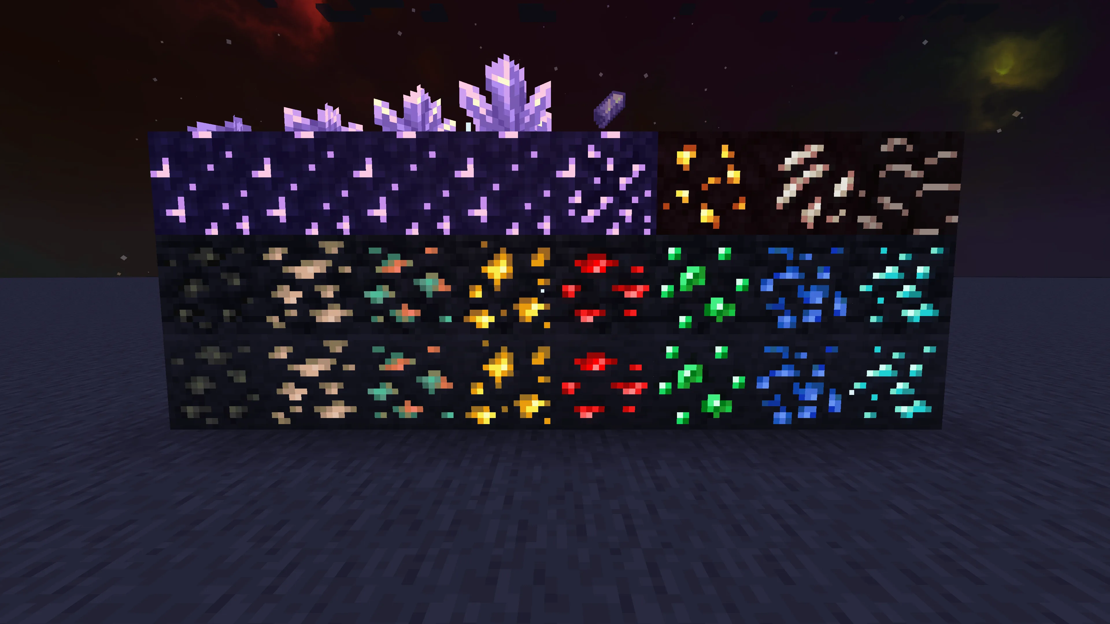 Glowing Emissive Ores