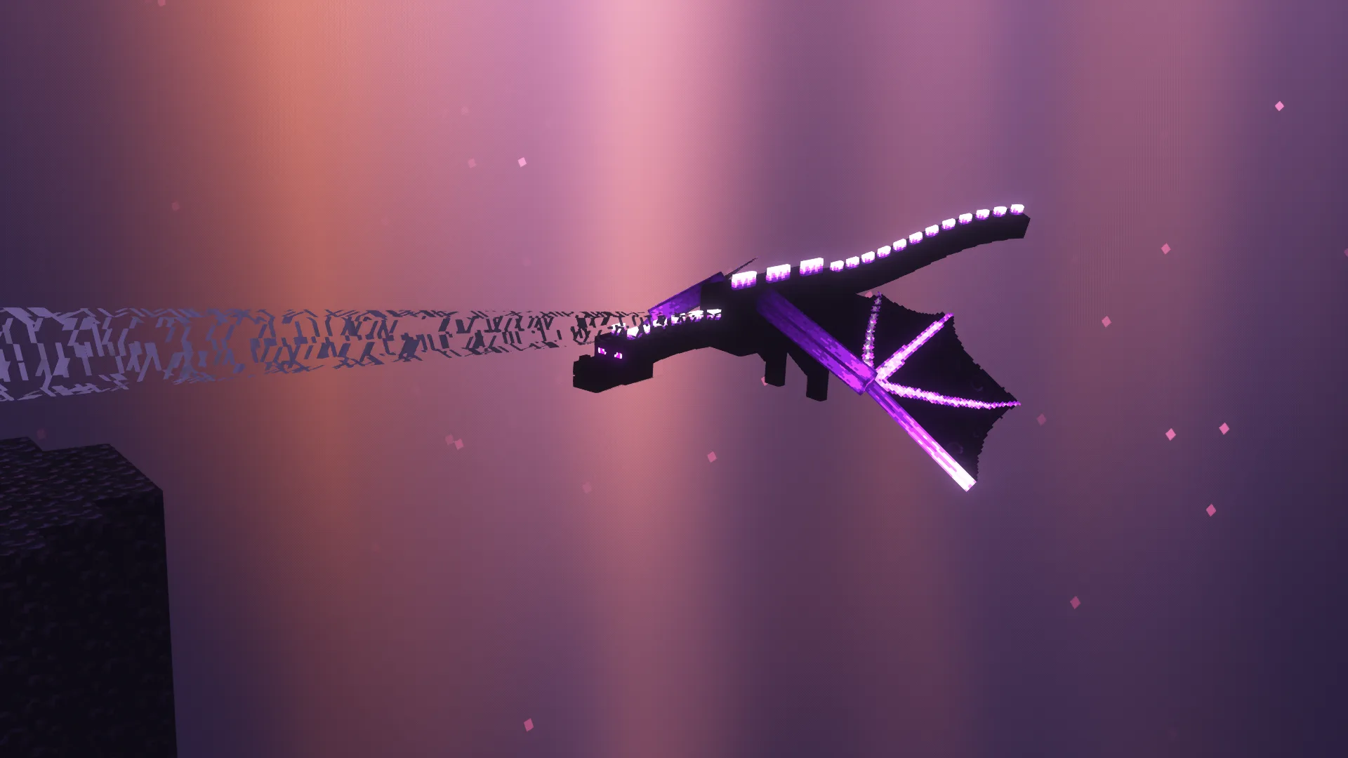 Изображение 1 ресурспака Glowing Ender Dragon