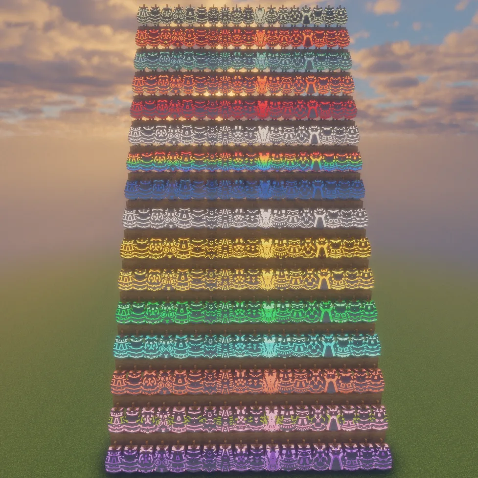 Изображение 2 ресурспака Glowing Trim Elytra