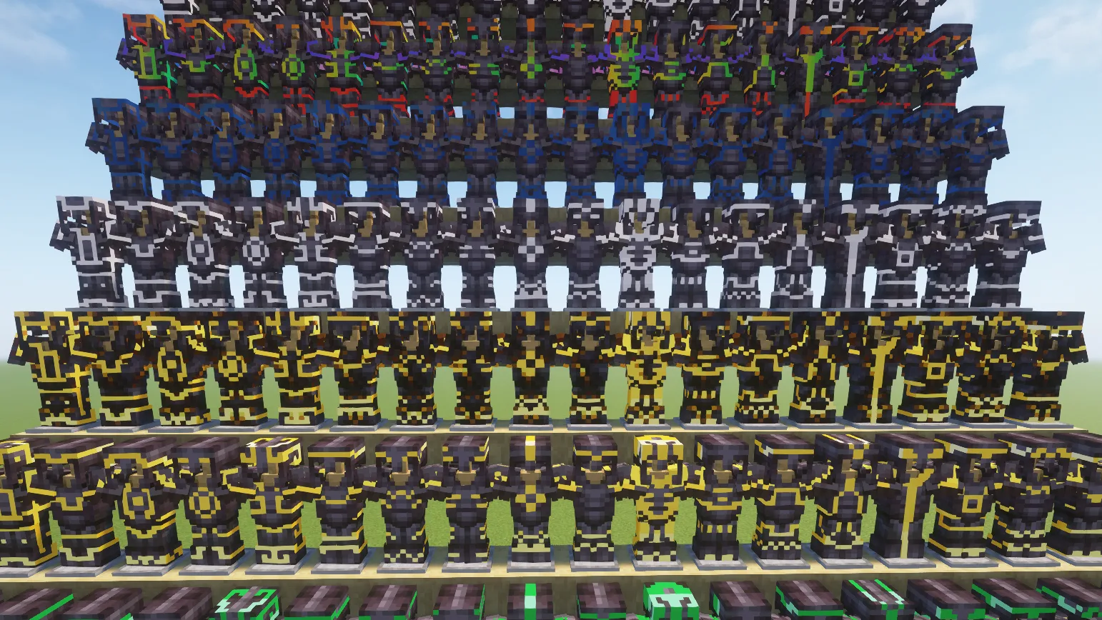 Изображение 2 ресурспака Glowing Trim Armors