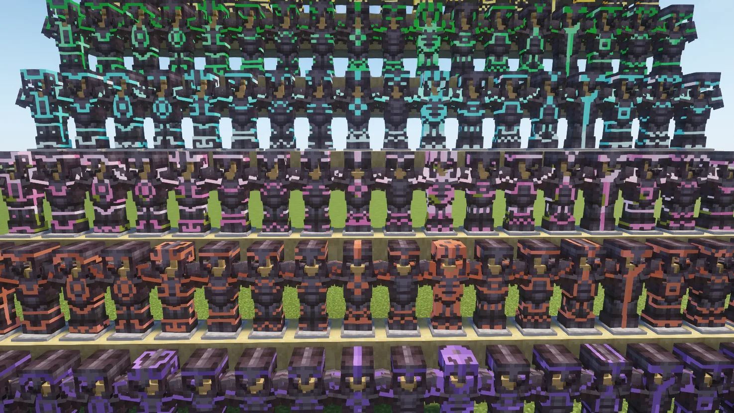 Изображение 3 ресурспака Glowing Trim Armors