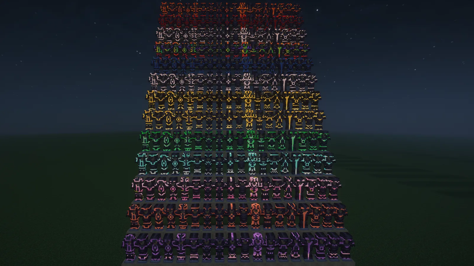 Изображение 5 ресурспака Glowing Trim Armors