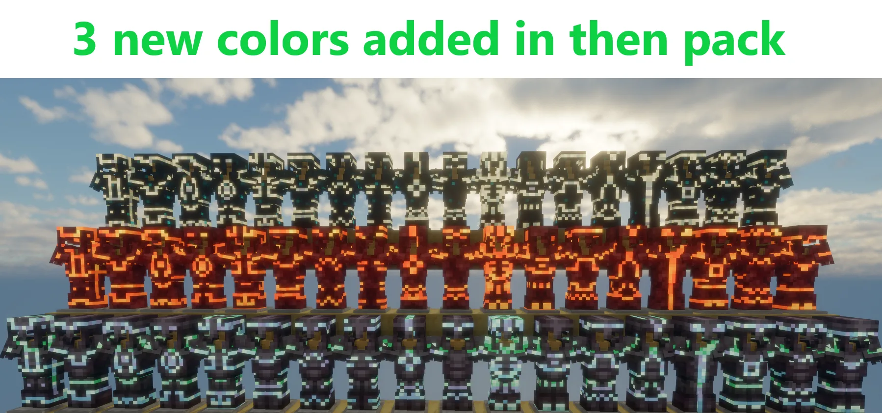 Изображение 6 ресурспака Glowing Trim Armors