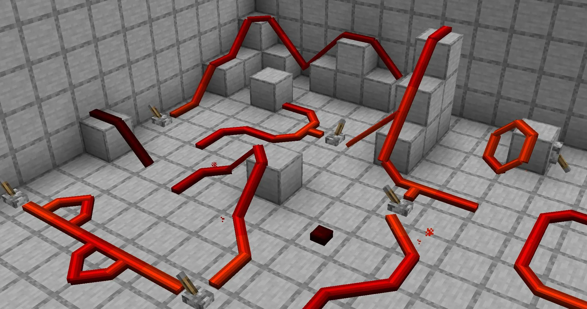 Изображение 1 ресурспака 3D Redstone Wires