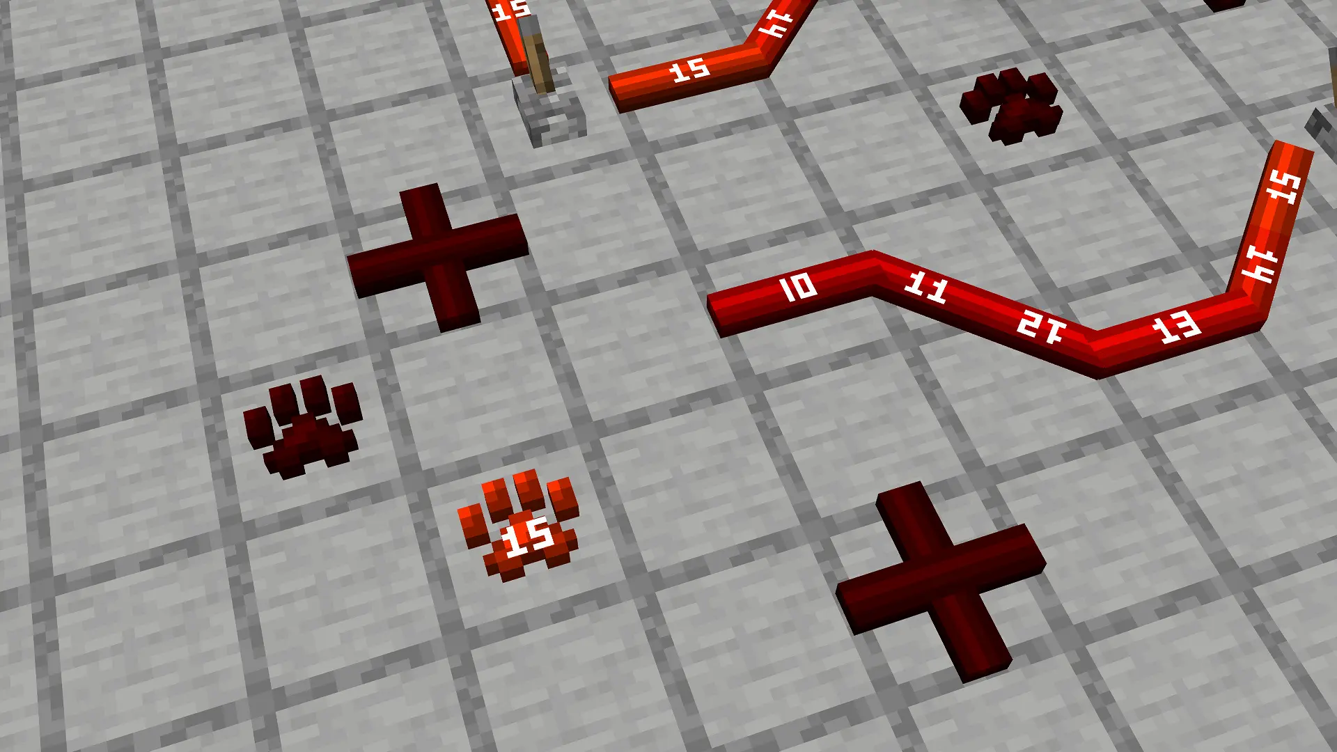 Изображение 4 ресурспака 3D Redstone Wires