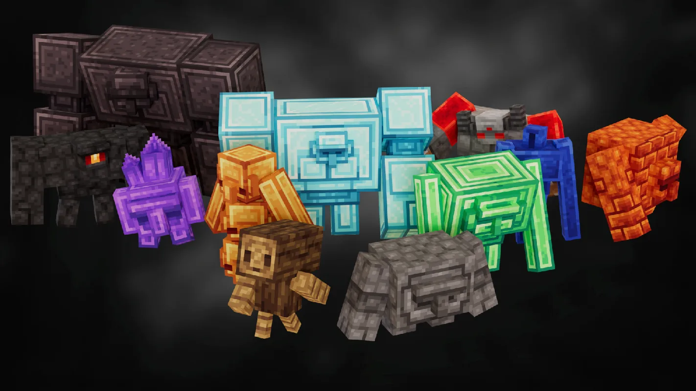 Изображение 3 ресурспака Golems Refreshed