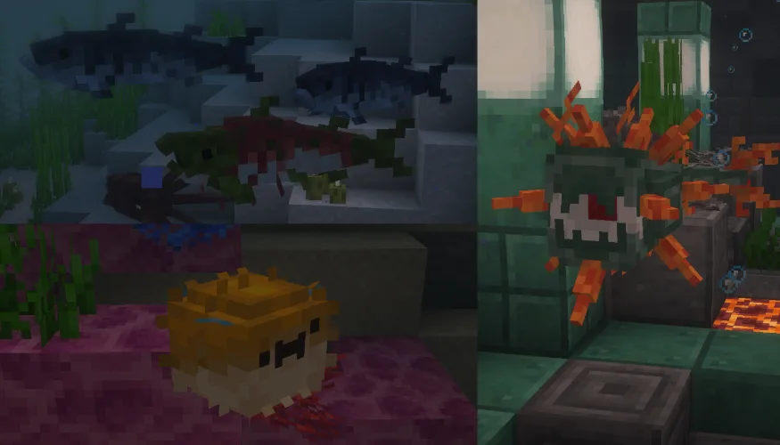 Изображение 6 ресурспака Gray's Mob Overhaul