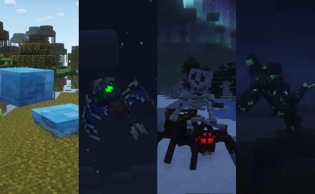 Изображение 1 ресурспака Gray's Mob Overhaul x Fresh Animations