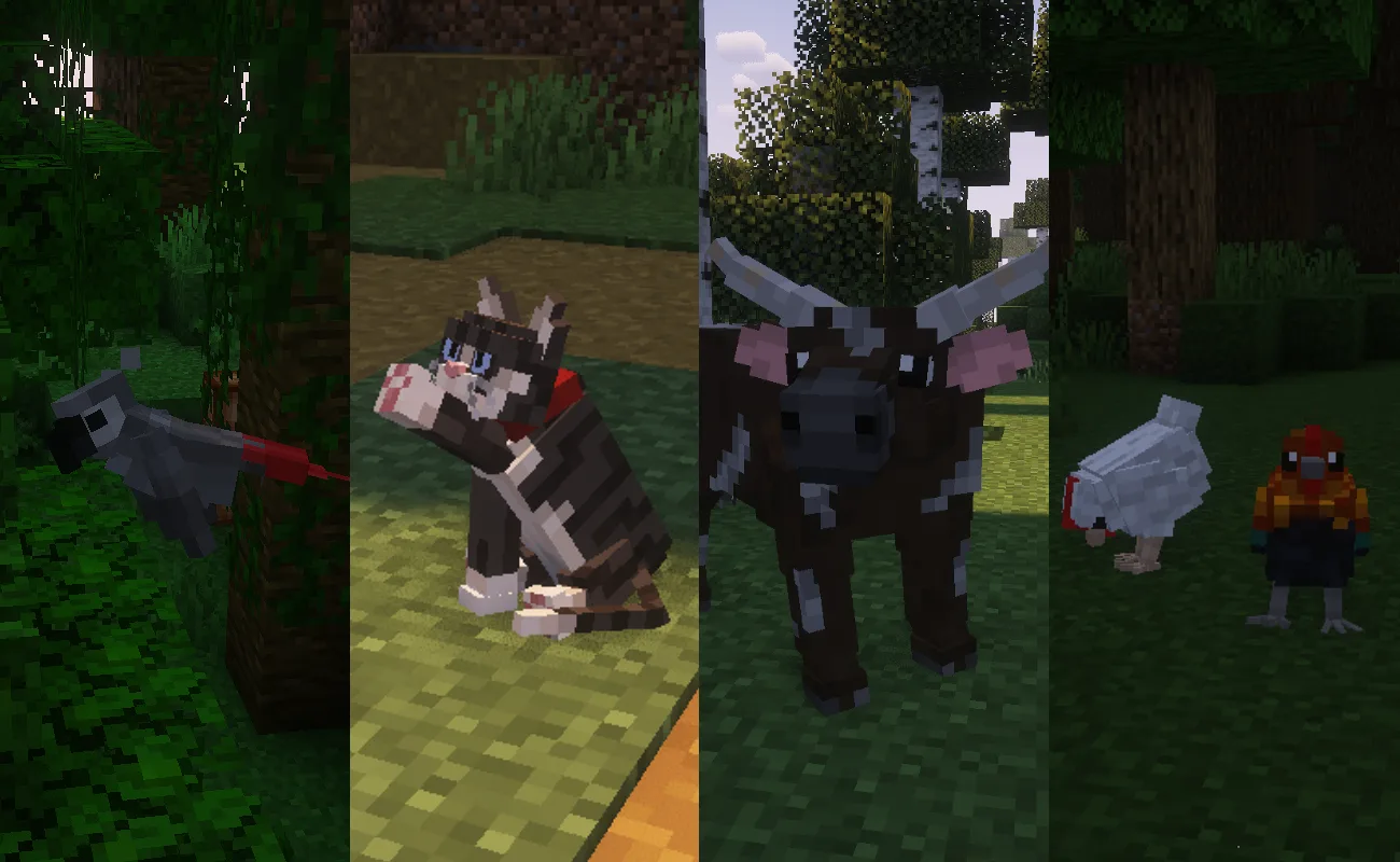 Изображение 2 ресурспака Gray's Mob Overhaul x Fresh Animations