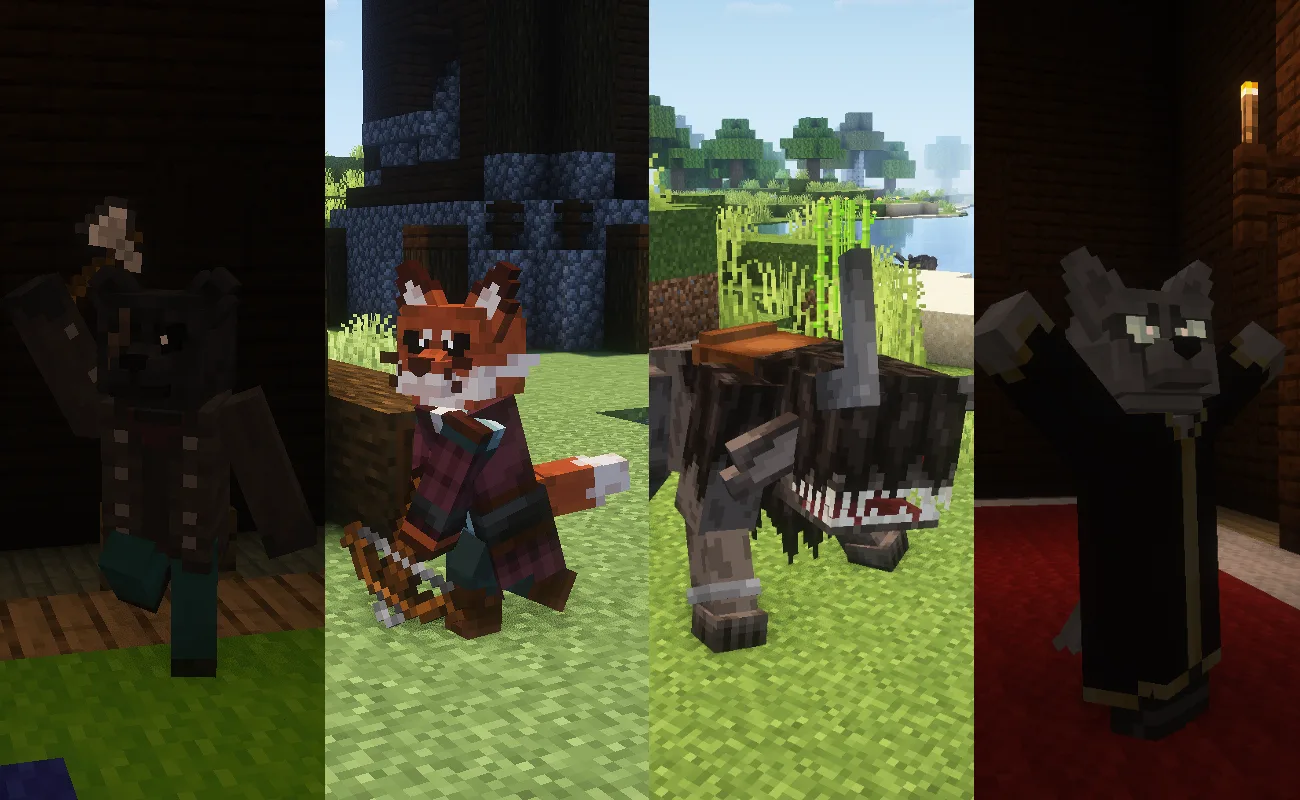 Изображение 5 ресурспака Gray's Mob Overhaul x Fresh Animations