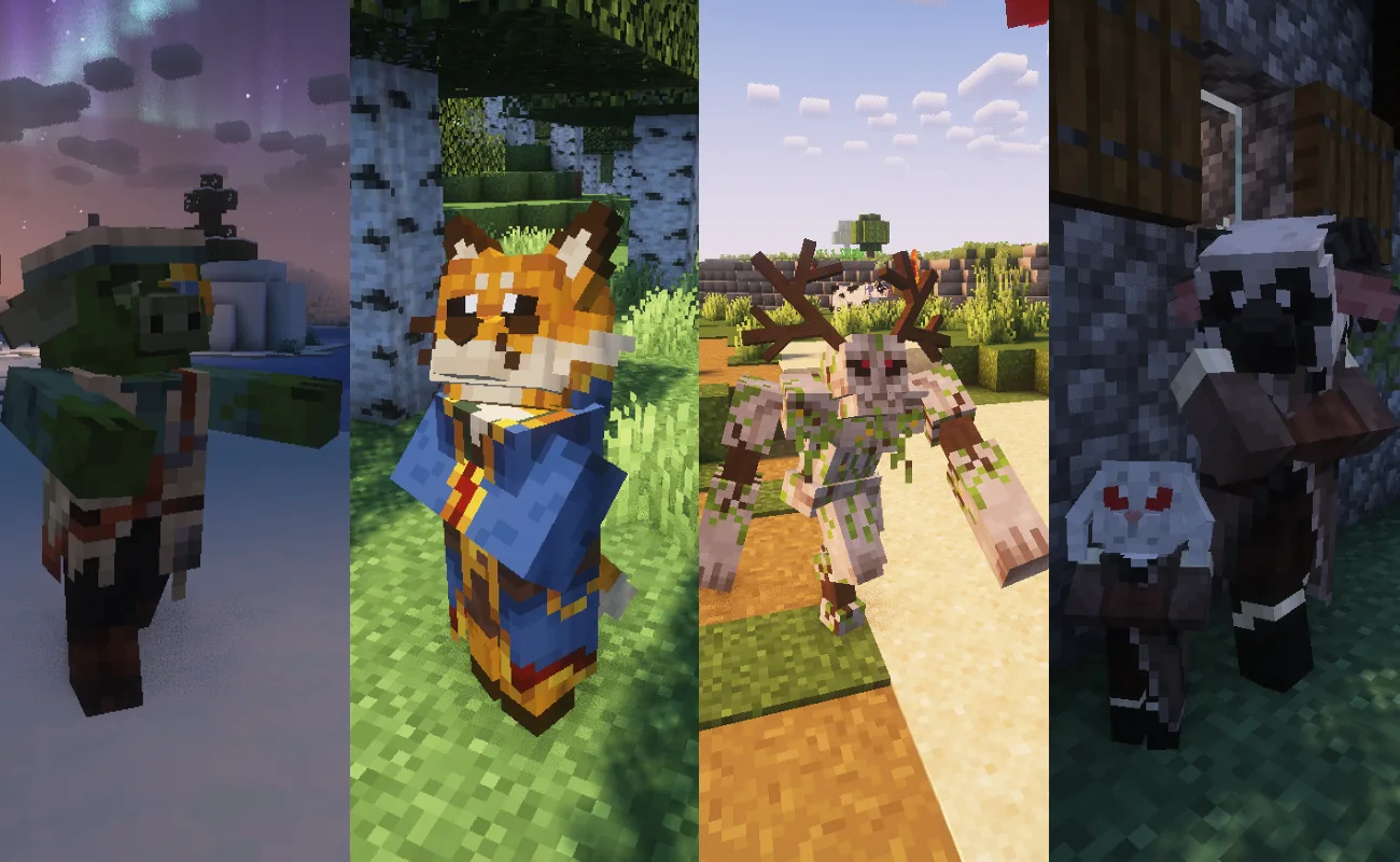 Изображение 6 ресурспака Gray's Mob Overhaul x Fresh Animations