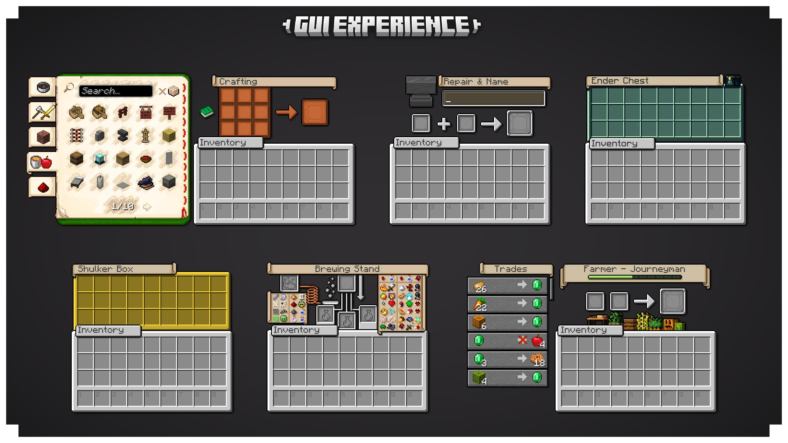 Изображение 2 ресурспака GUI Experience+