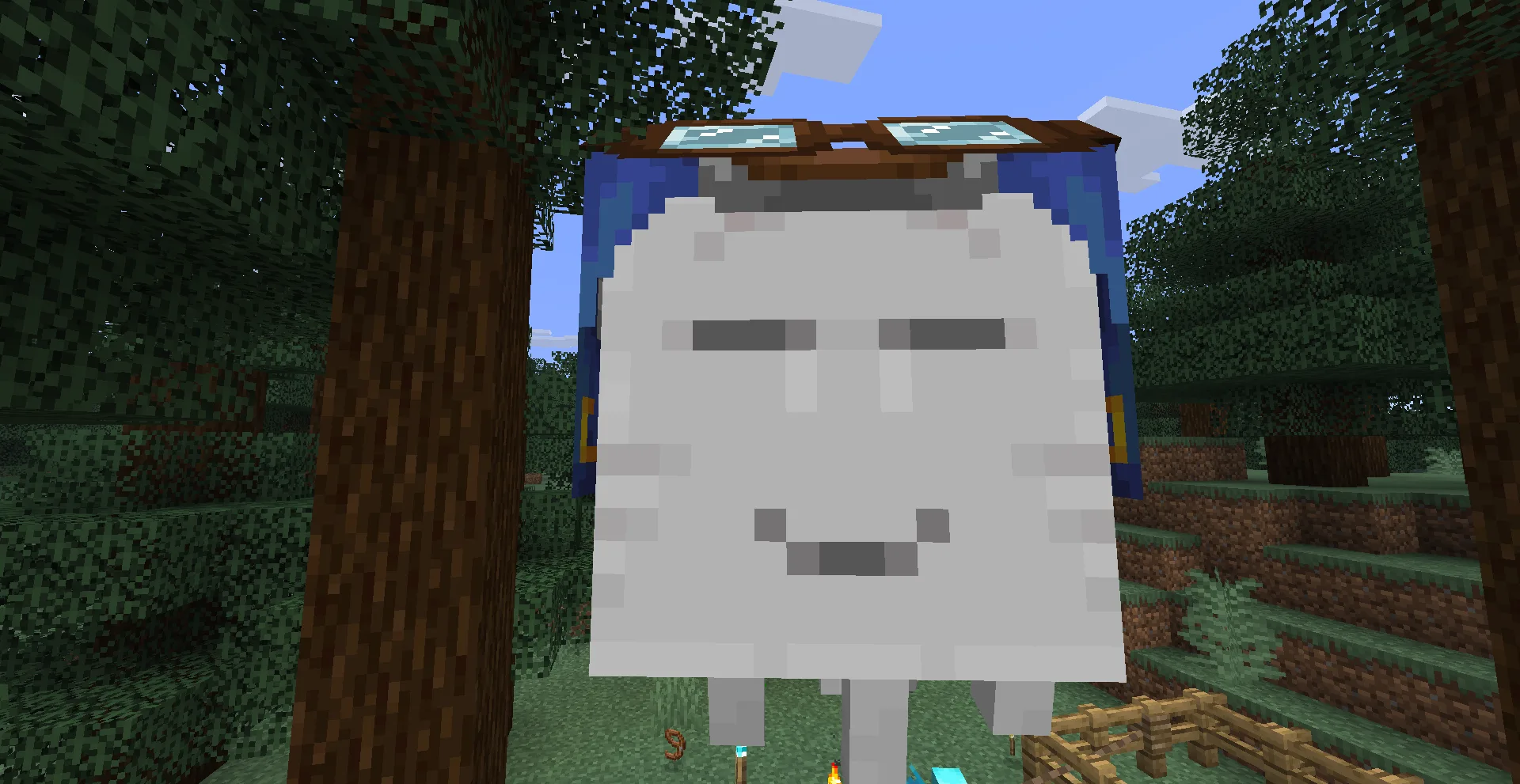 Happy Ghast old pixel resolution