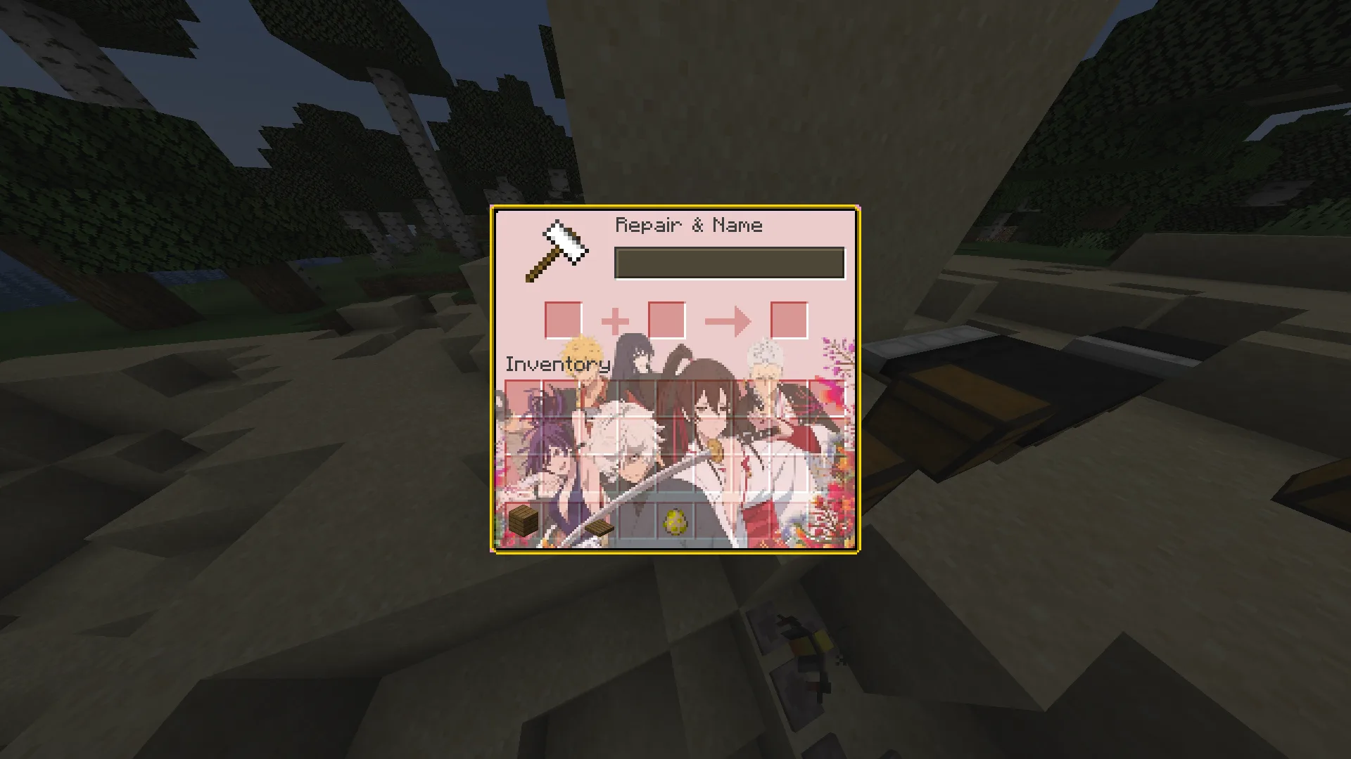 Изображение 4 ресурспака Hell's Paradise Custom GUI Pack