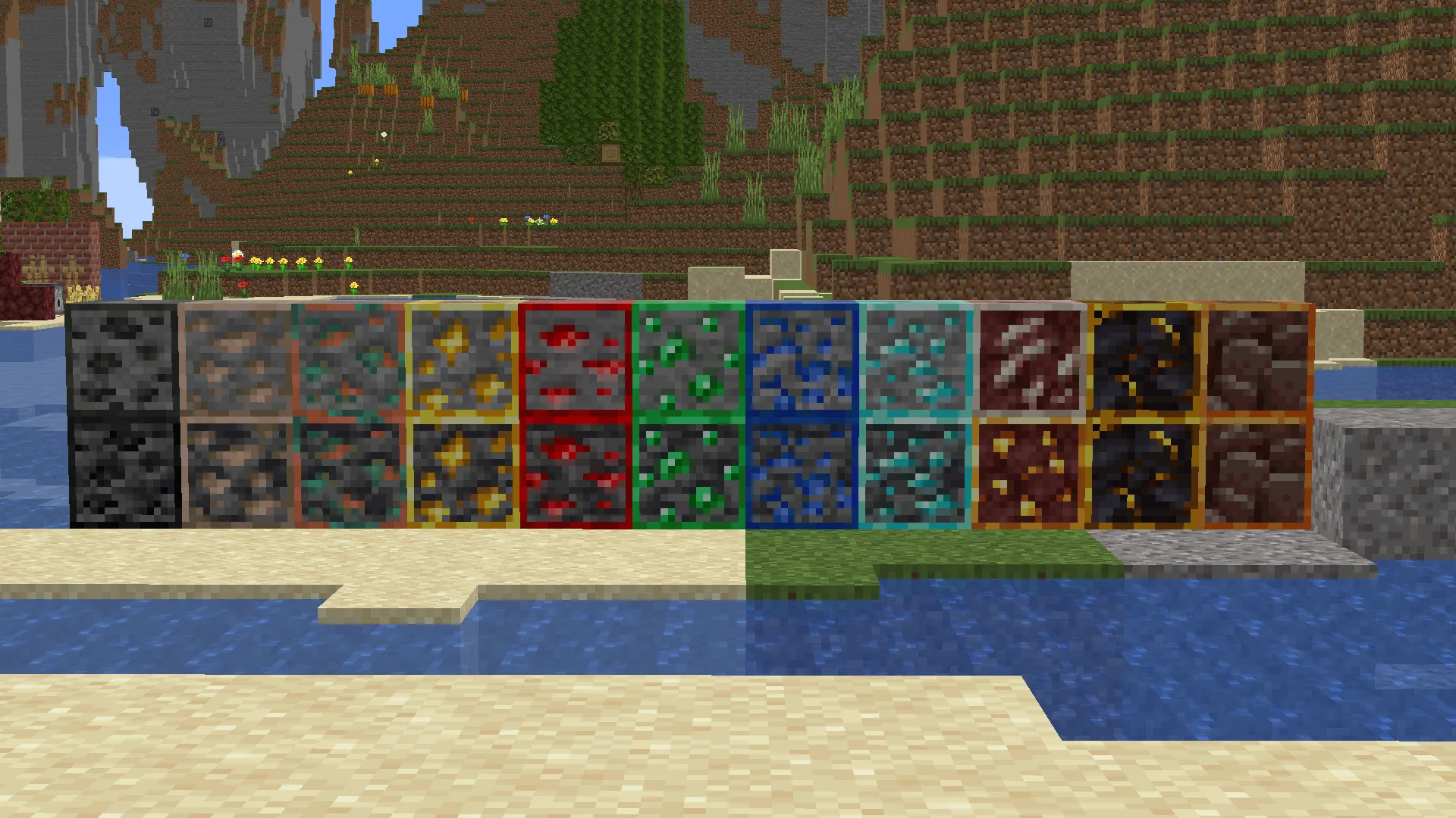 Highlighted Ores Texturepack