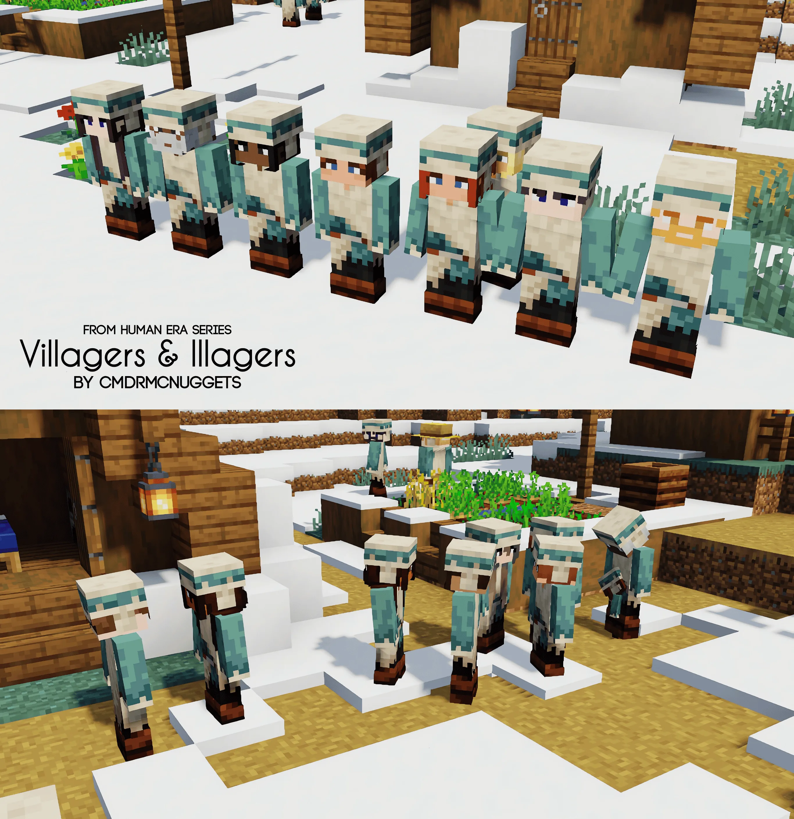 Изображение 6 ресурспака Human Era: Villagers & Illagers X Fresh Animations