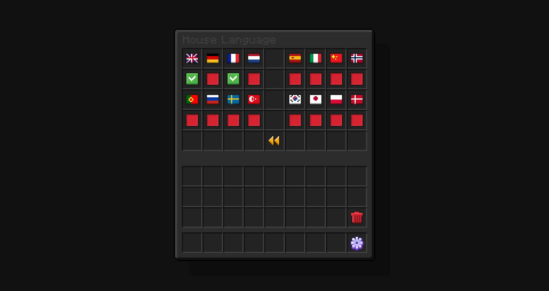 Изображение 1 ресурспака Hypixel Housing GUI Clarity