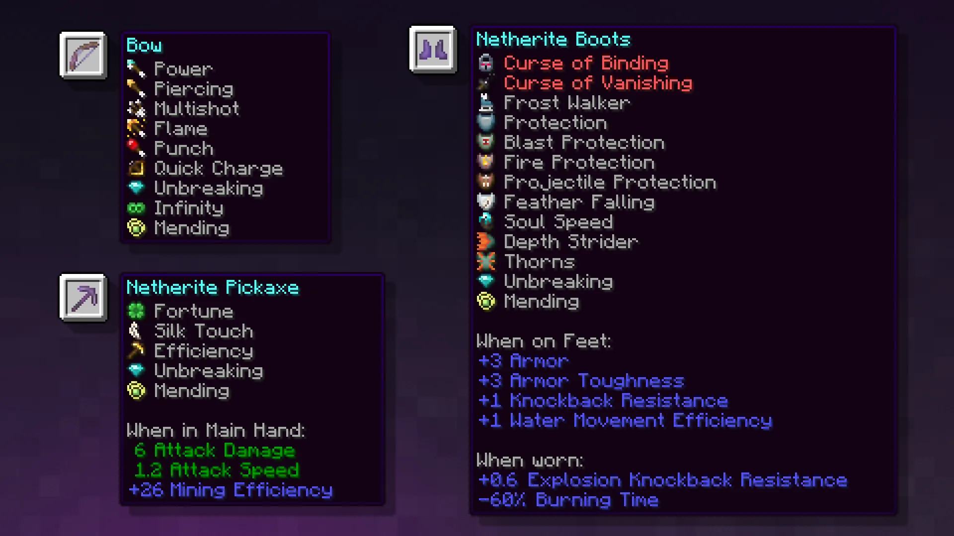 Icons - Enchantments