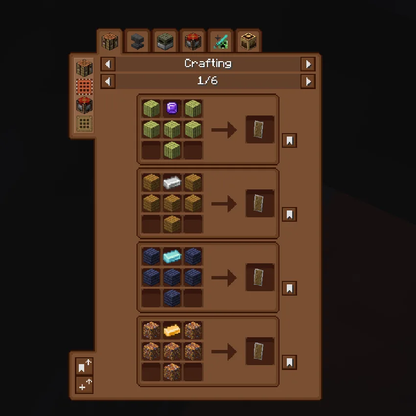 Immersive Interfaces - Just Enough Items (JEI)